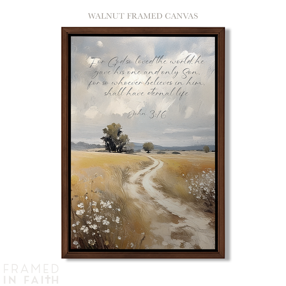 Landscape Path Custom Bible Verse Print
