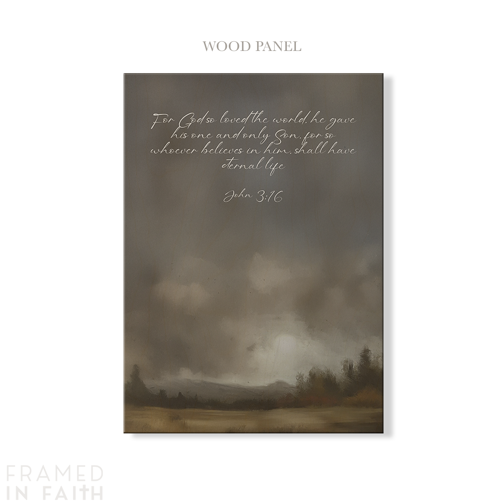 Wilderness Trail Landscape Custom Scripture Print