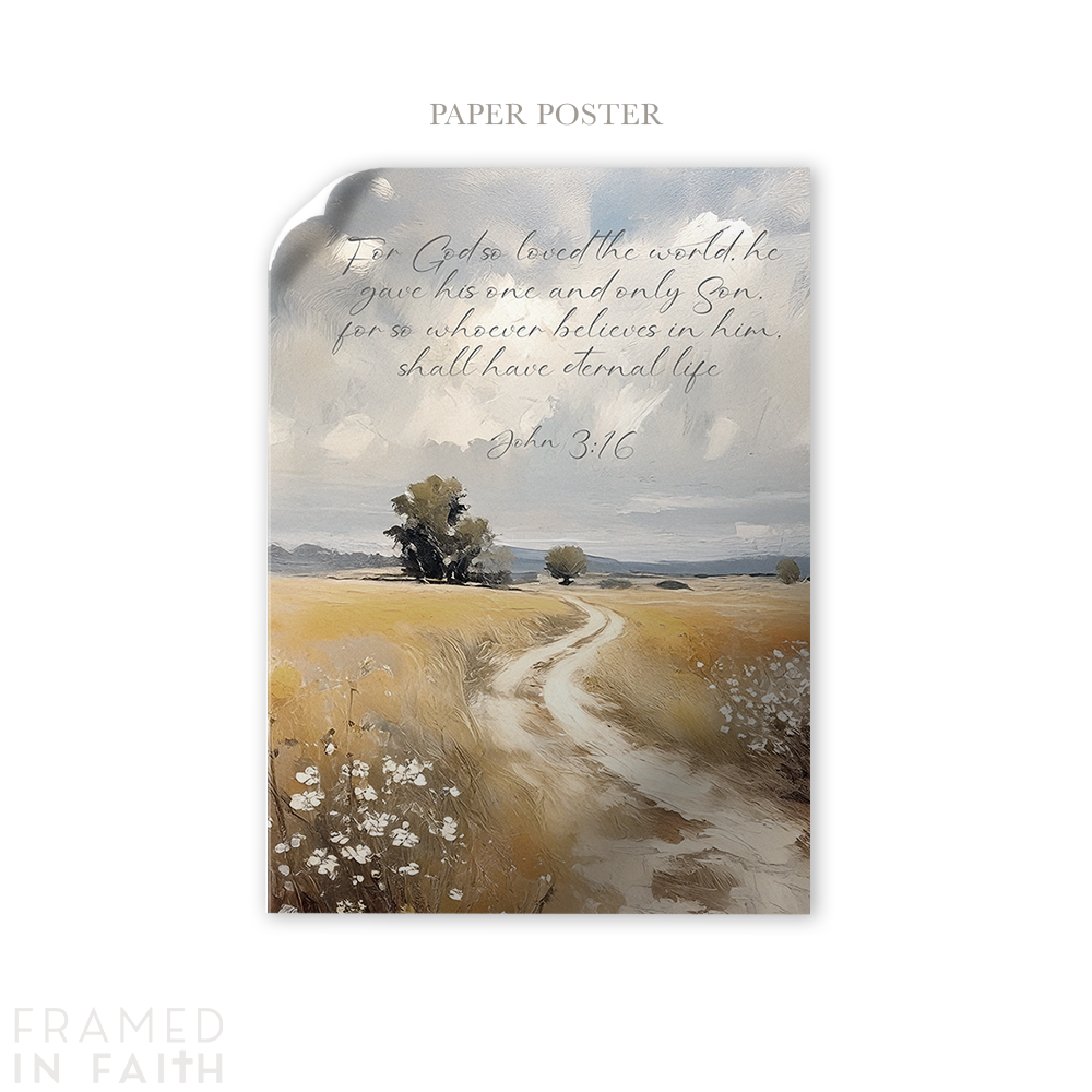 Landscape Path Custom Bible Verse Print