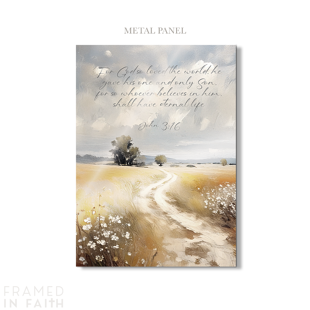 Landscape Path Custom Bible Verse Print