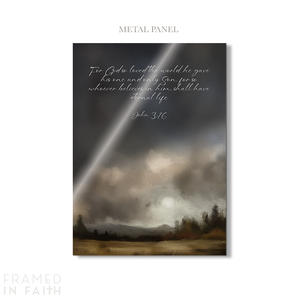 Wilderness Trail Landscape Custom Scripture Print