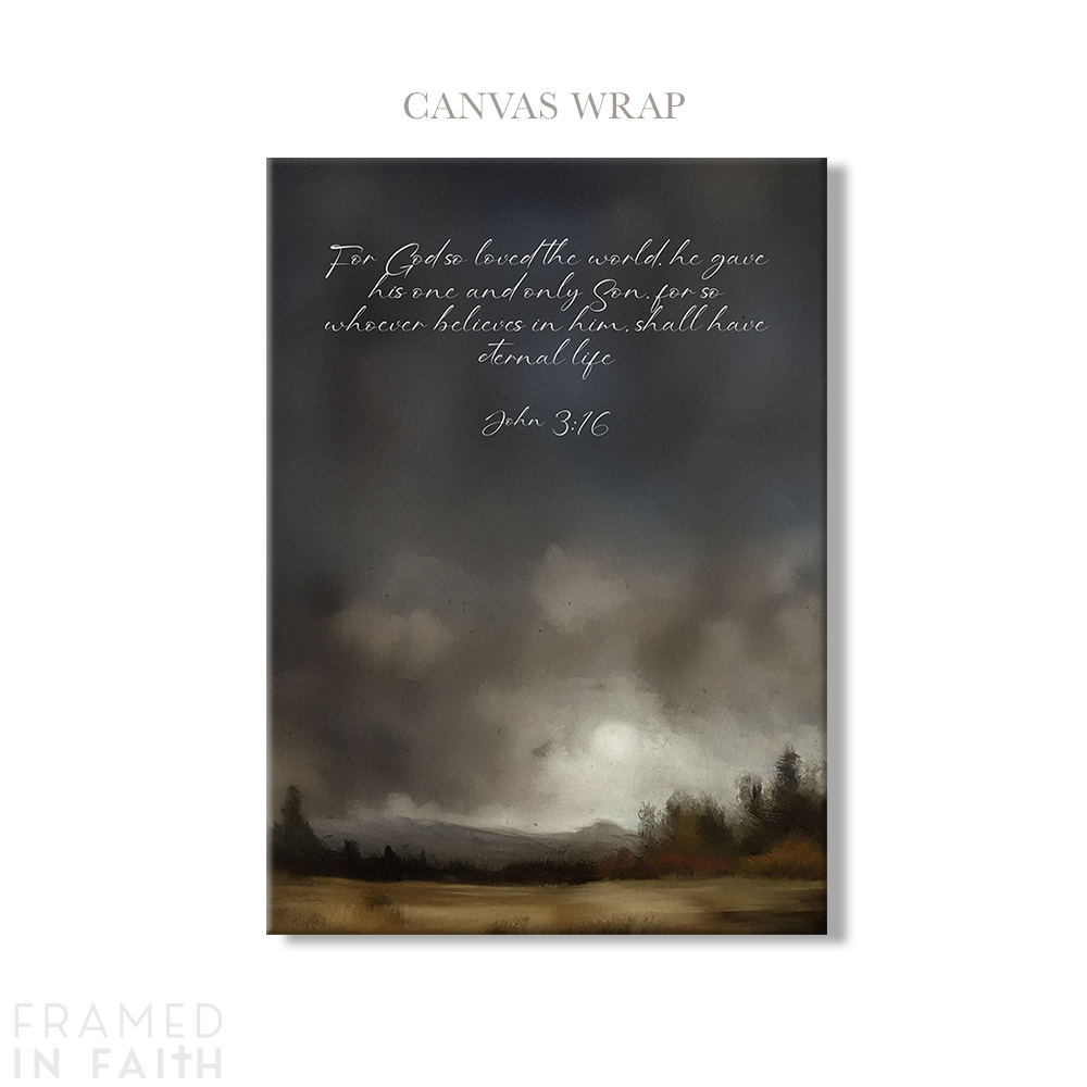 Wilderness Trail Landscape Custom Scripture Print