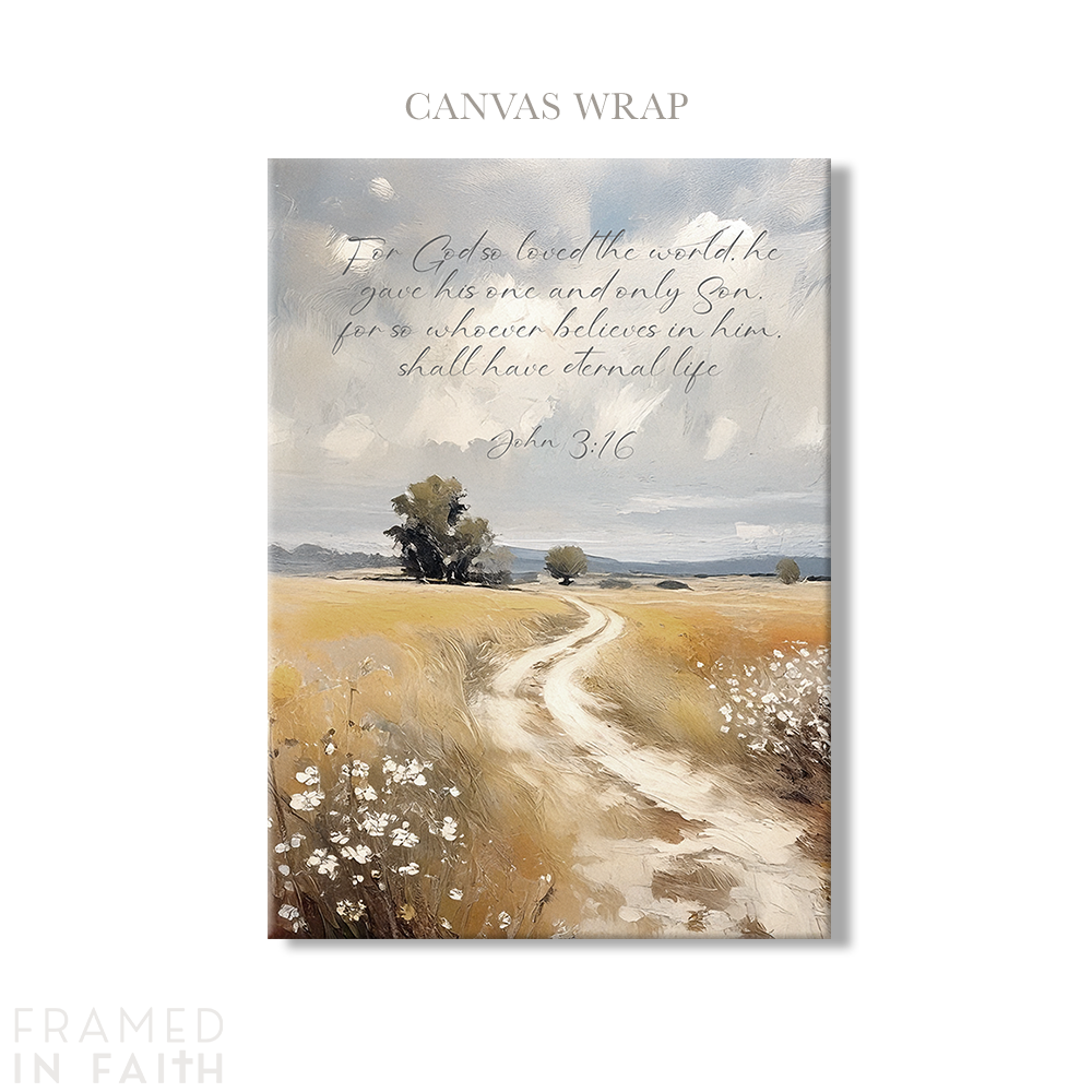 Landscape Path Custom Bible Verse Print