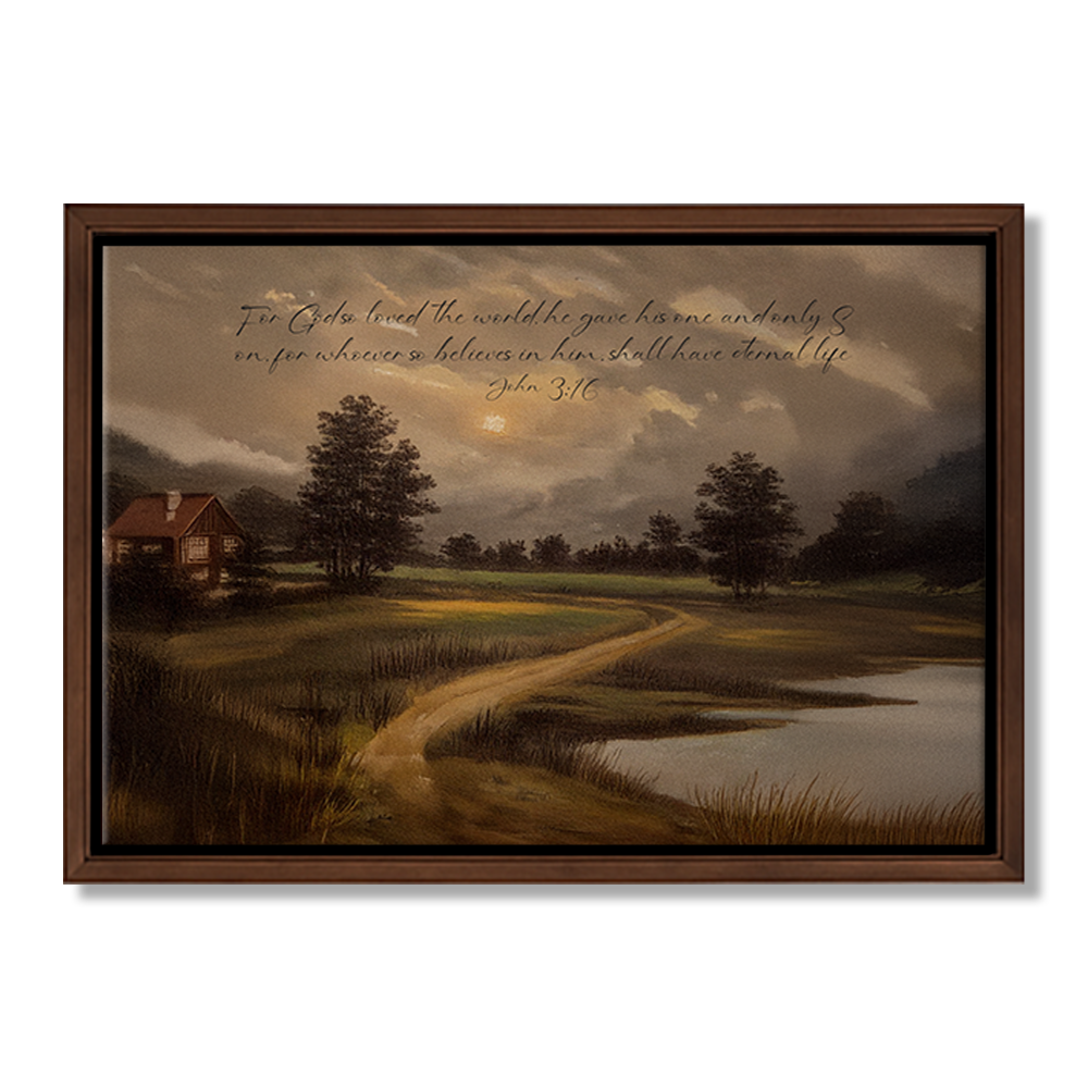 Quiet Field Path Custom Scripture Print
