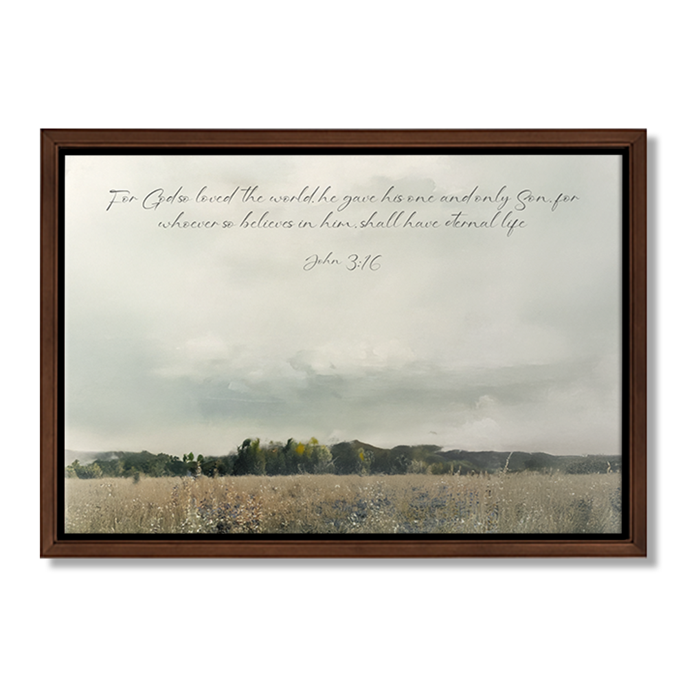 Meadow Glory Custom Bible Verse Wall Art