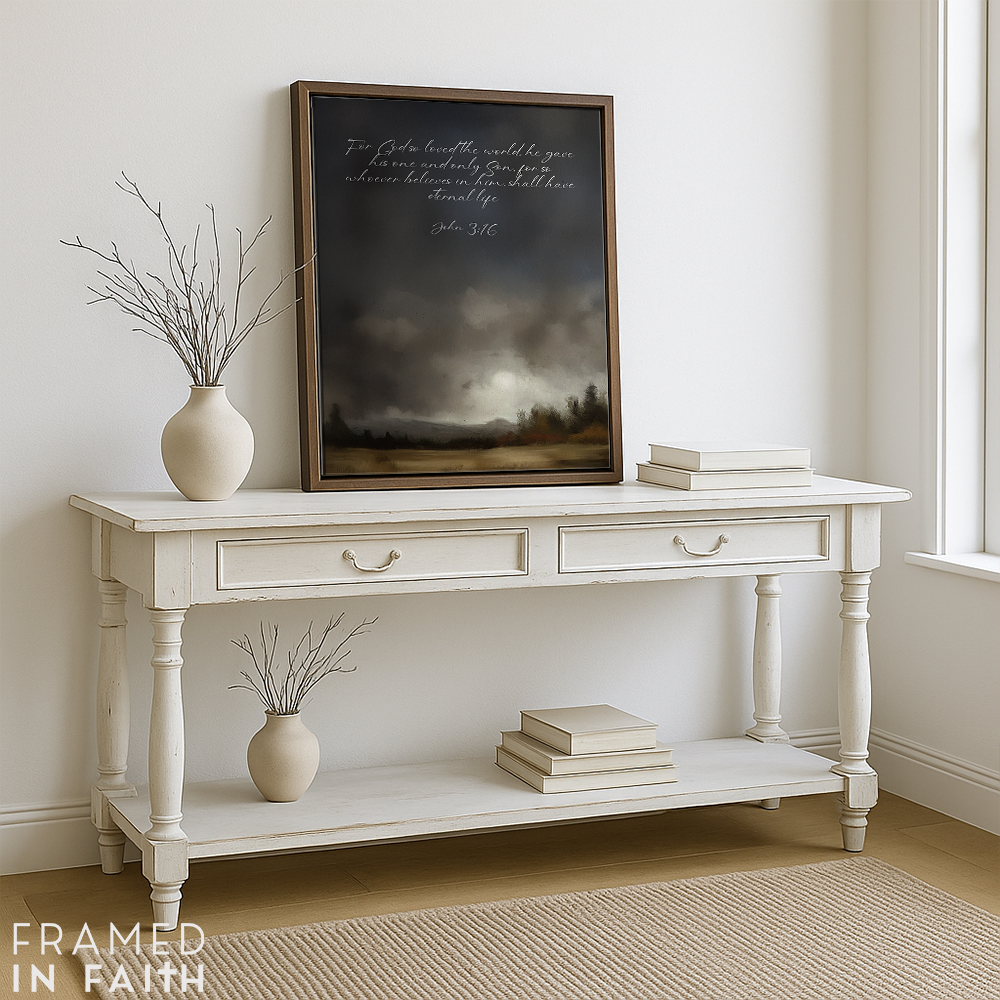 Wilderness Trail Landscape Custom Scripture Print