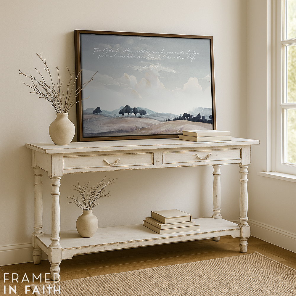 Heavenly Horizon Vintage Landscape Wall Art