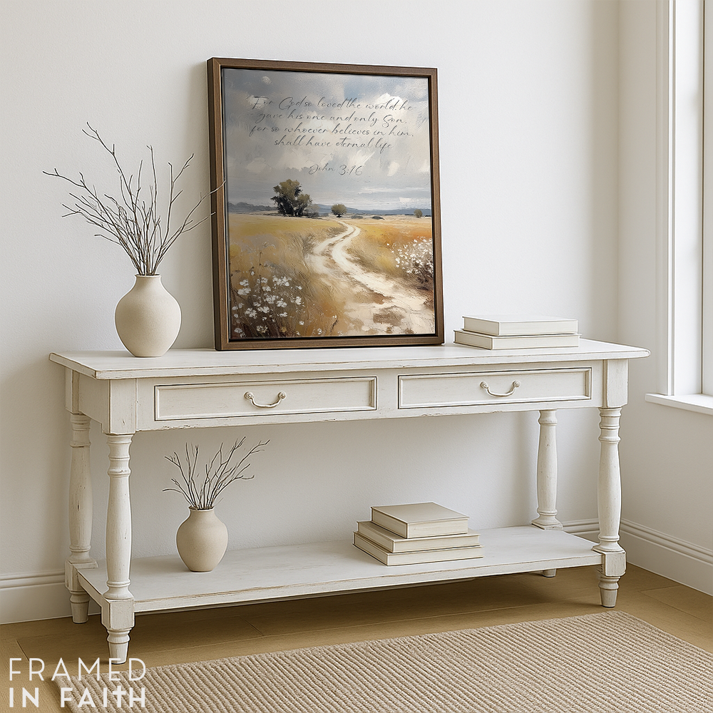 Landscape Path Custom Bible Verse Print