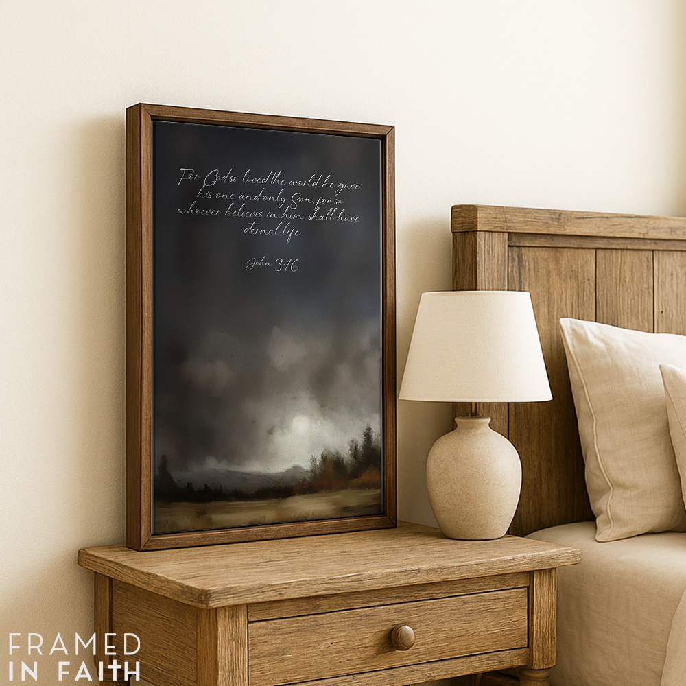Wilderness Trail Landscape Custom Scripture Print
