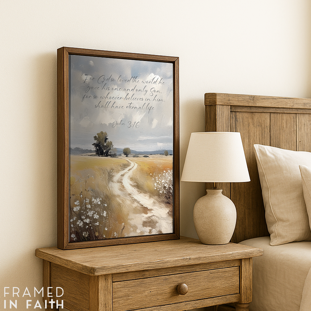 Landscape Path Custom Bible Verse Print