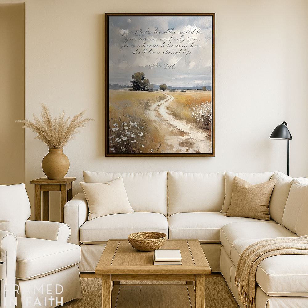 Landscape Path Custom Bible Verse Print