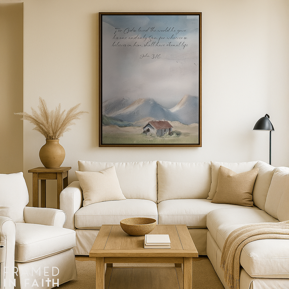 Cottage Refuge Vintage Landscape Wall Art