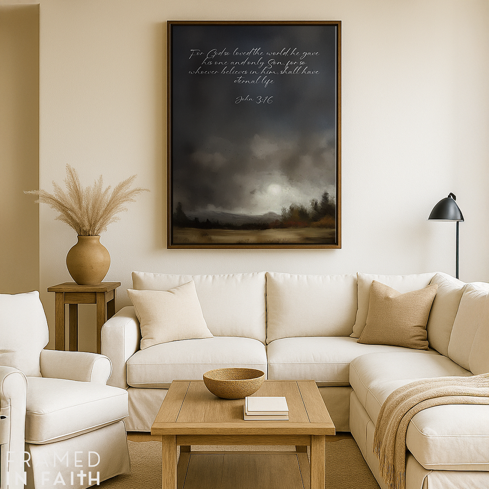 Wilderness Trail Landscape Custom Scripture Print