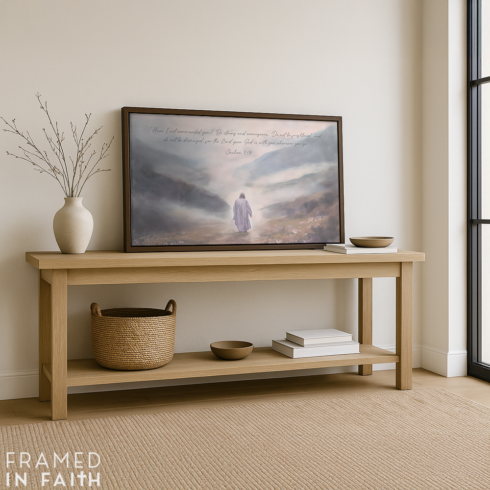 Divinity in the Valley Christian Landscape Wall Art