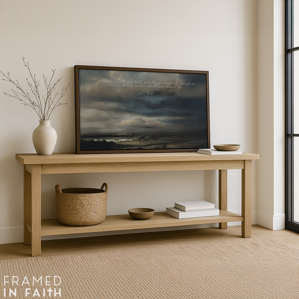 Storm over Still Waters Personalized Scripture Wall Art