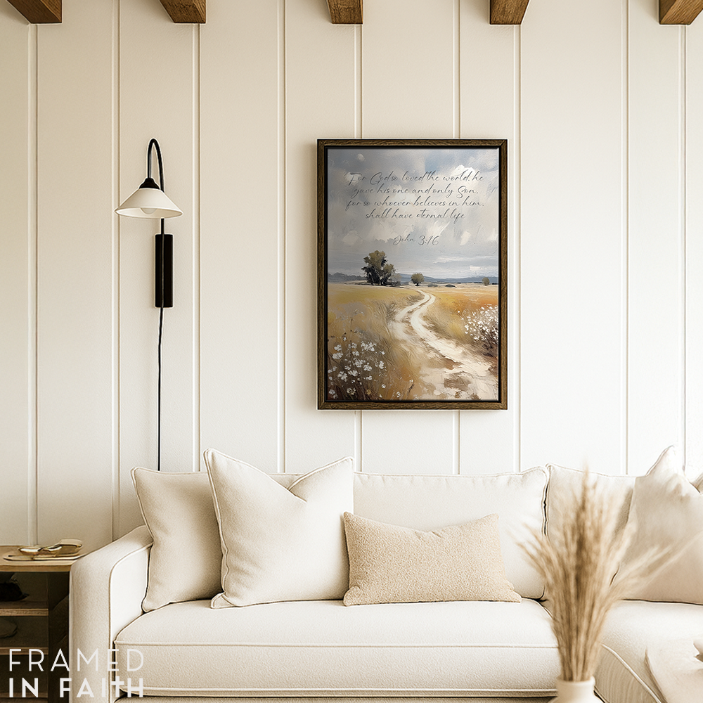 Landscape Path Custom Bible Verse Print