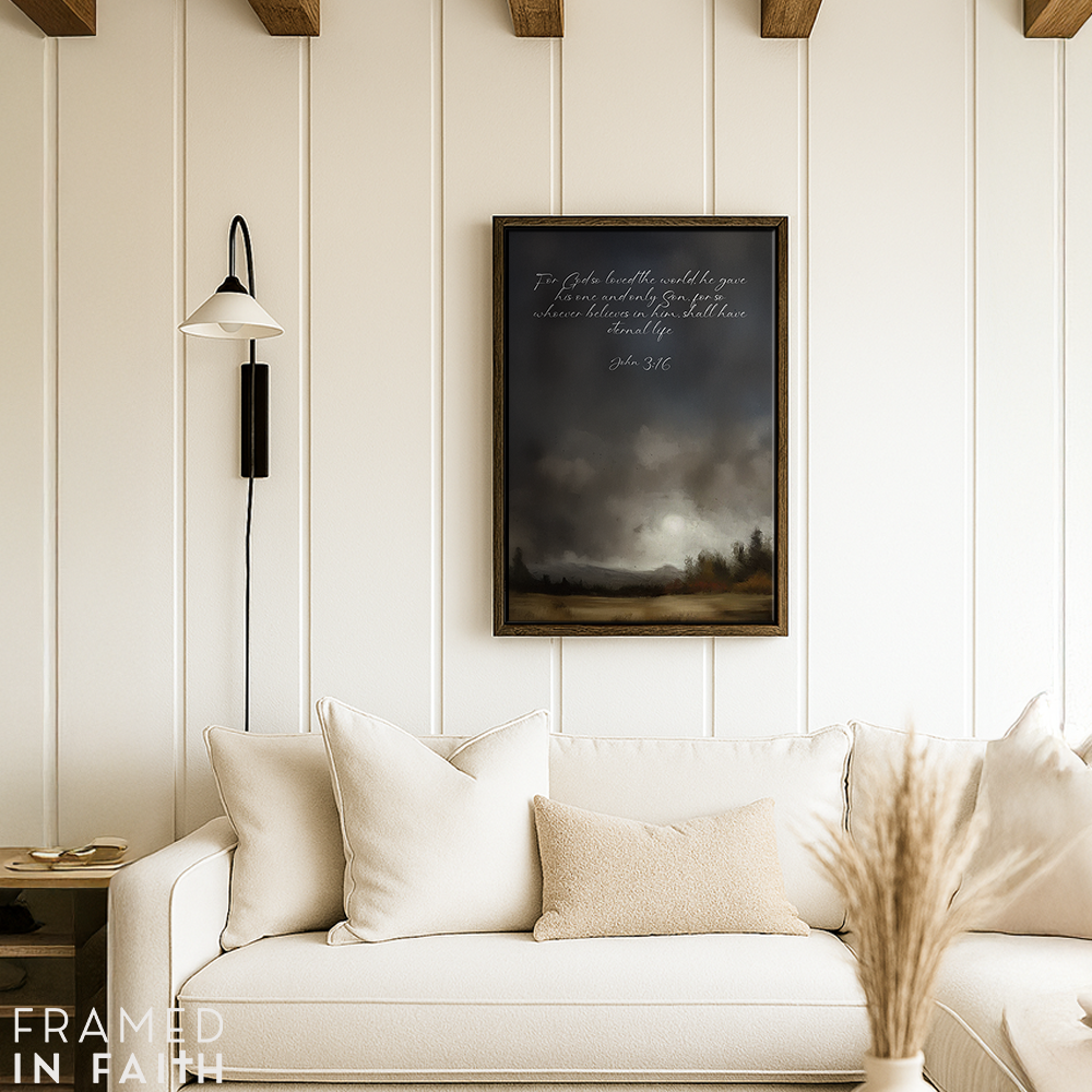 Wilderness Trail Landscape Custom Scripture Print