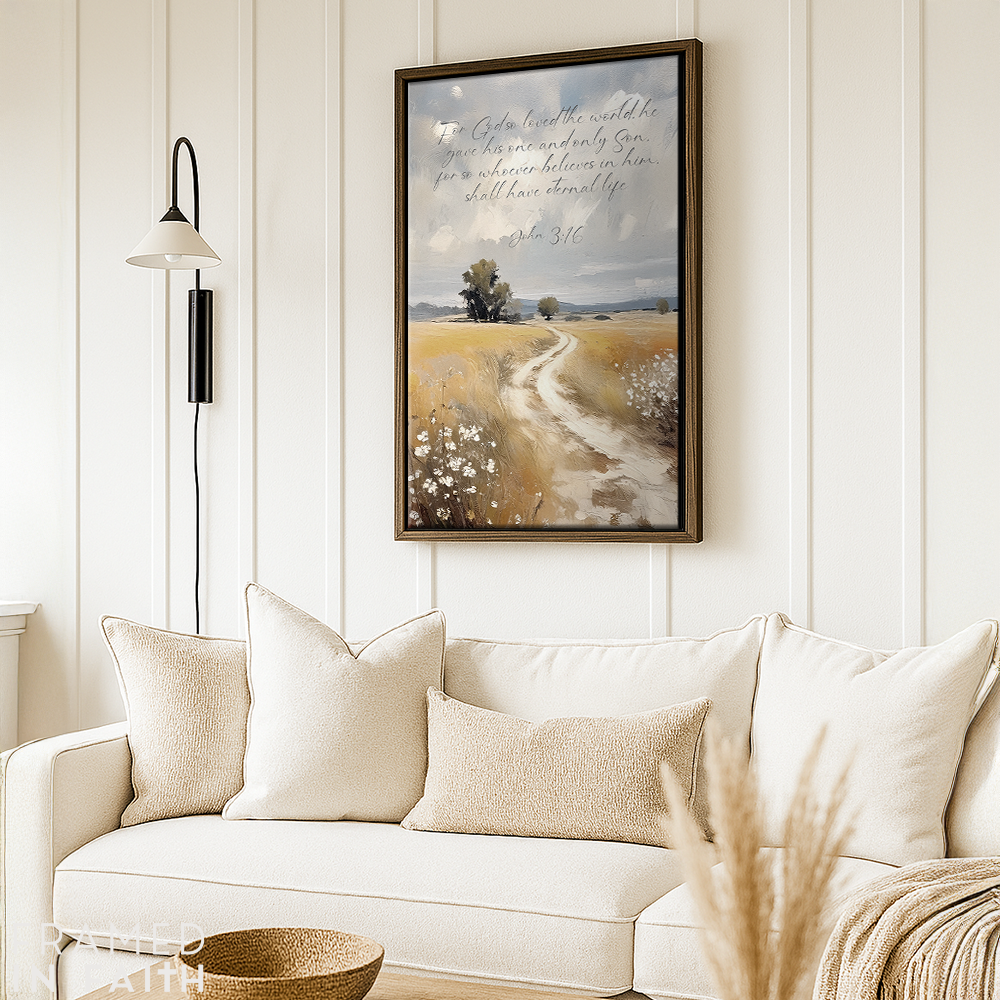 Landscape Path Custom Bible Verse Print