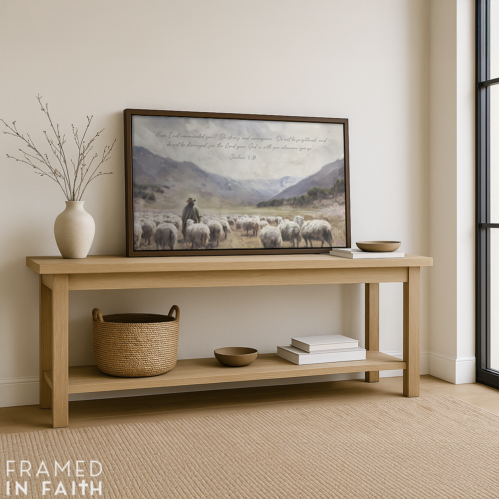 The Shepherd’s Watch Christian Landscape Wall Art