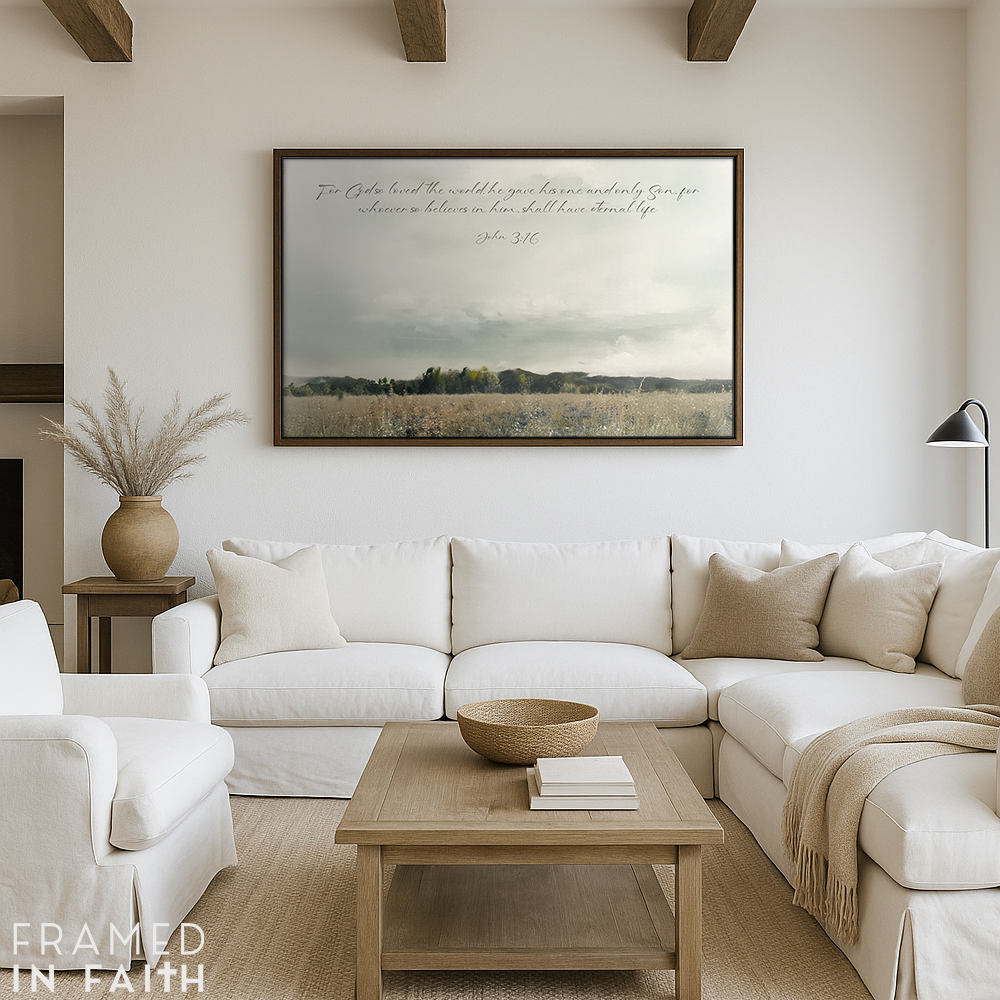 Meadow Glory Custom Bible Verse Wall Art