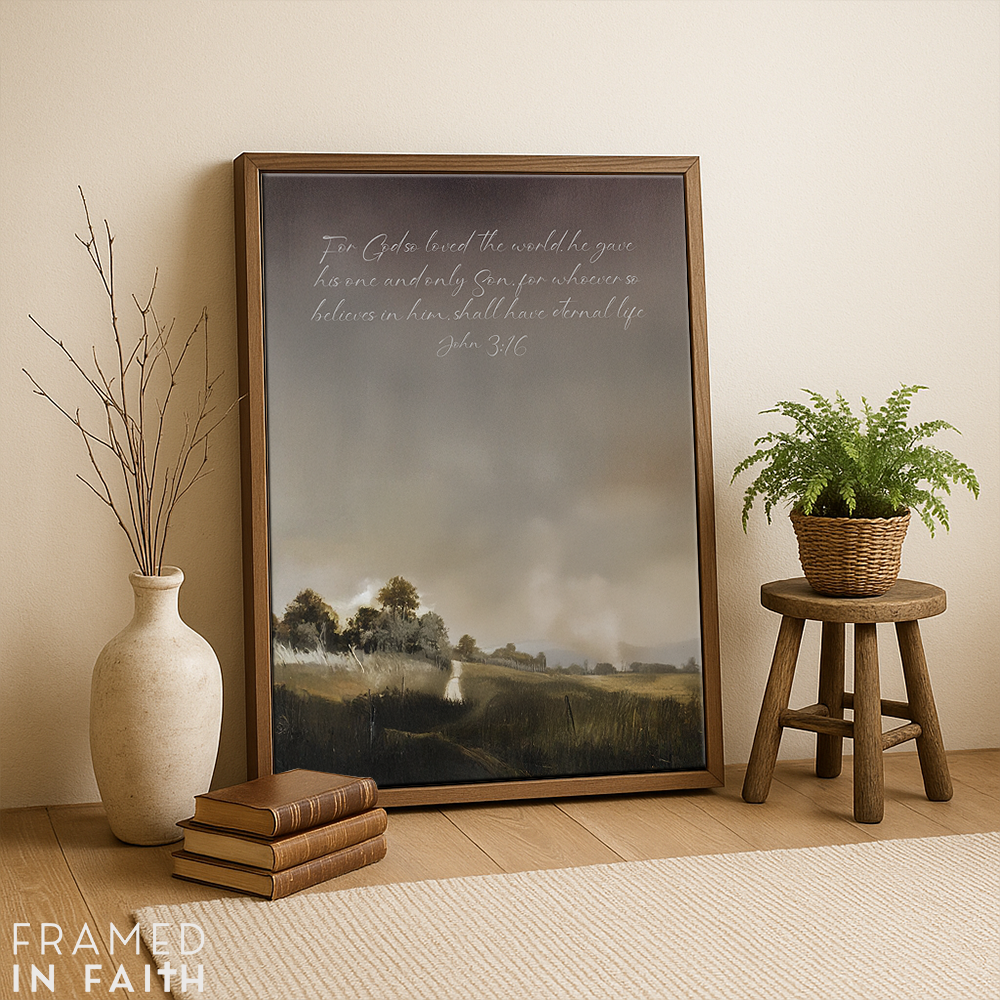 Echoes on the Trail Moody Landscape Print