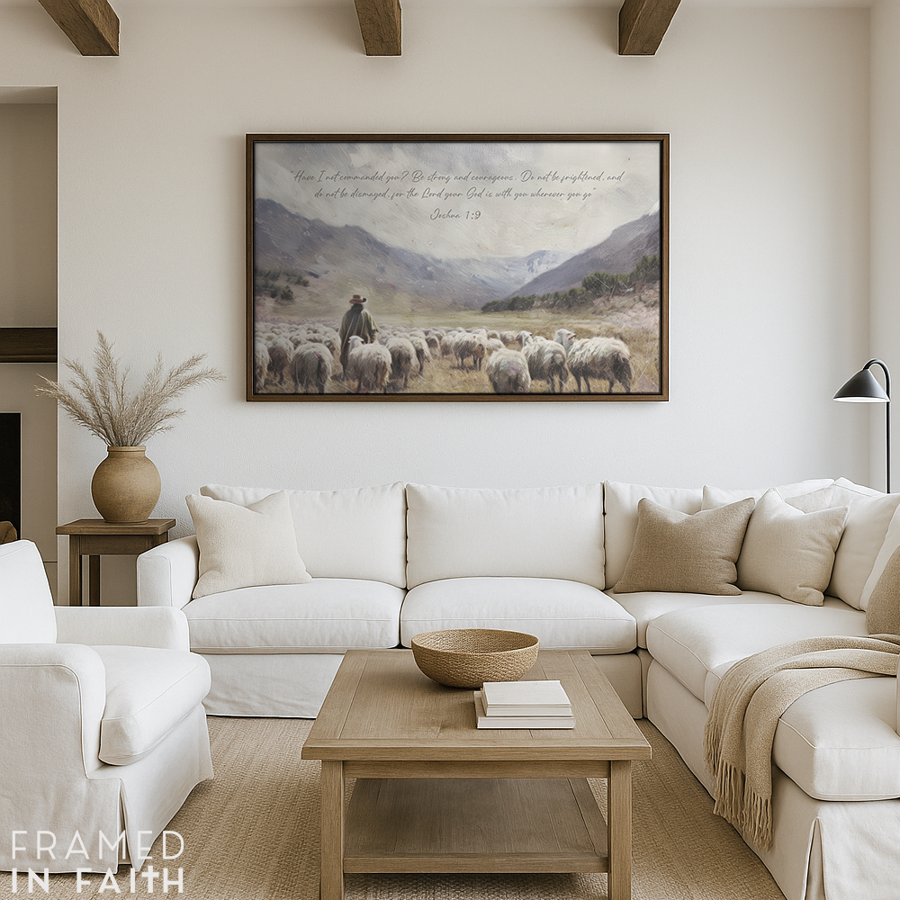 The Shepherd’s Watch Christian Landscape Wall Art
