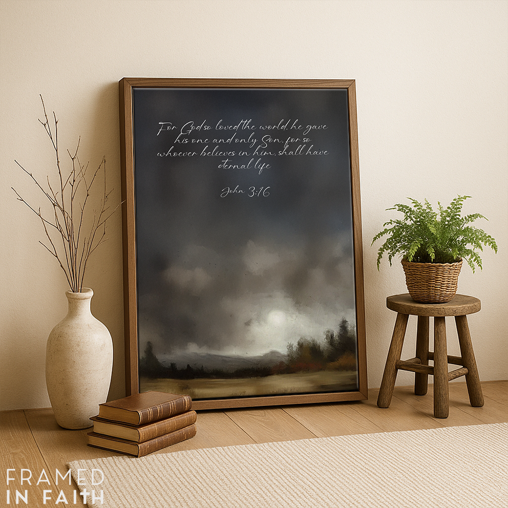 Wilderness Trail Landscape Custom Scripture Print