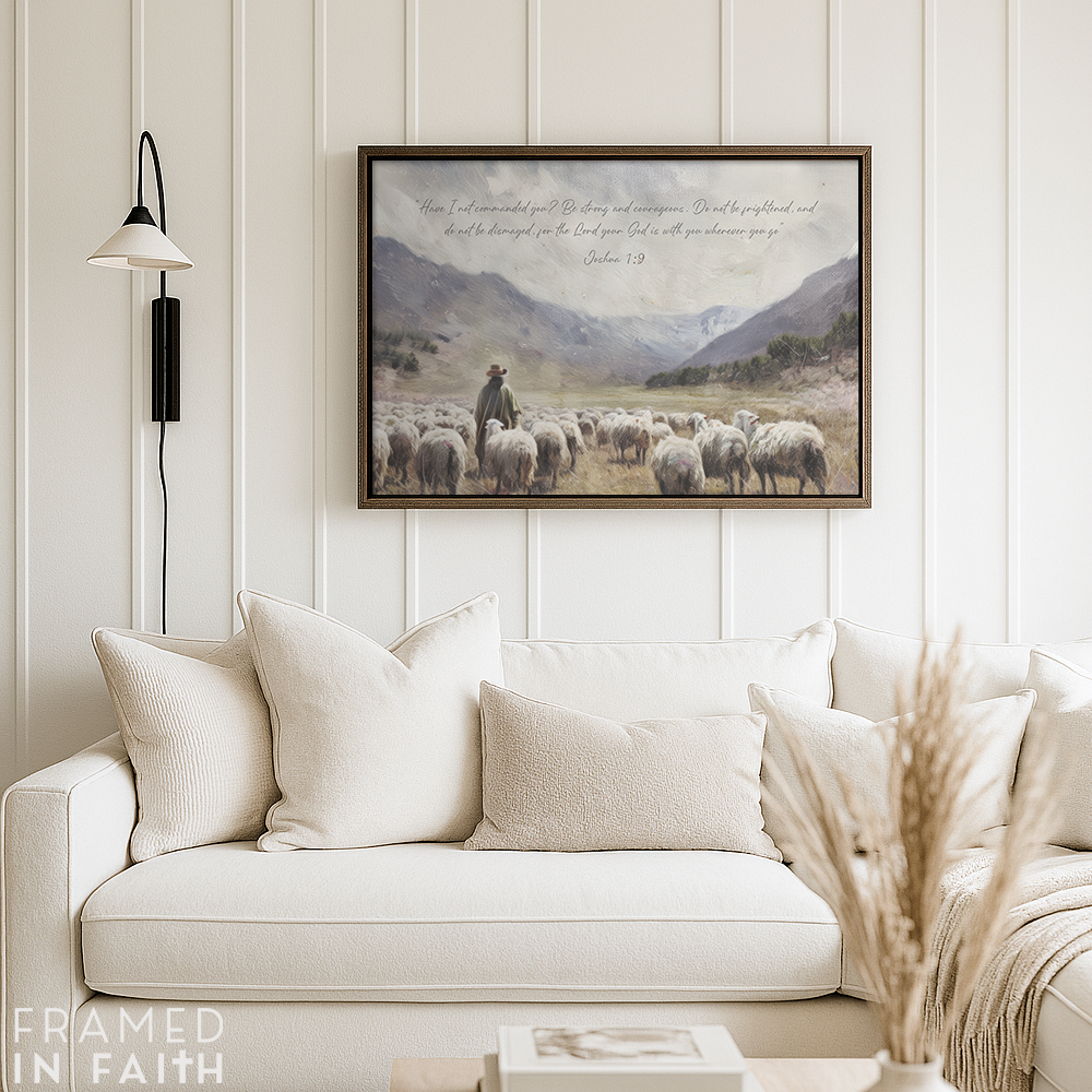The Shepherd’s Watch Christian Landscape Wall Art