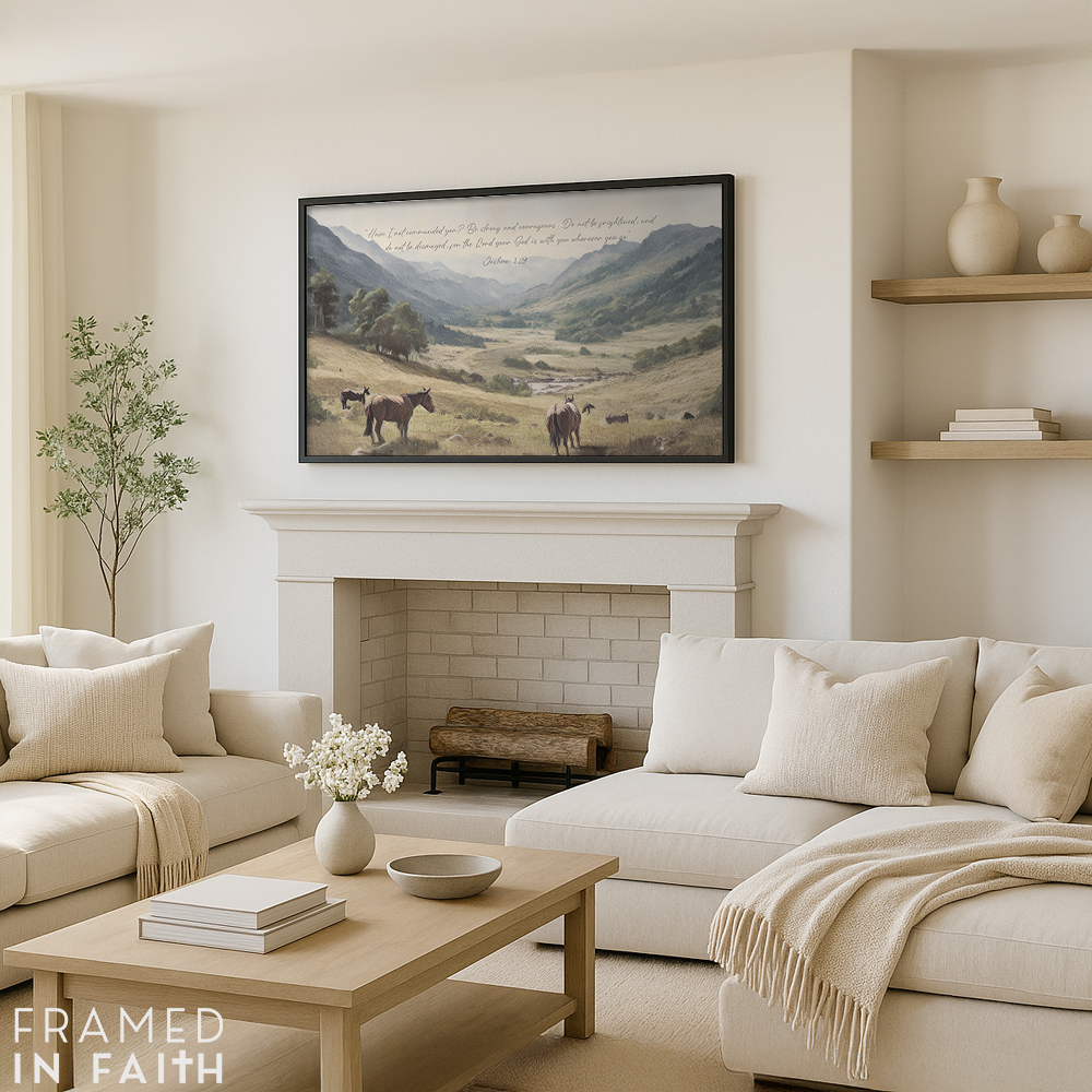 Grazing Grace Custom Landscape Wall Art