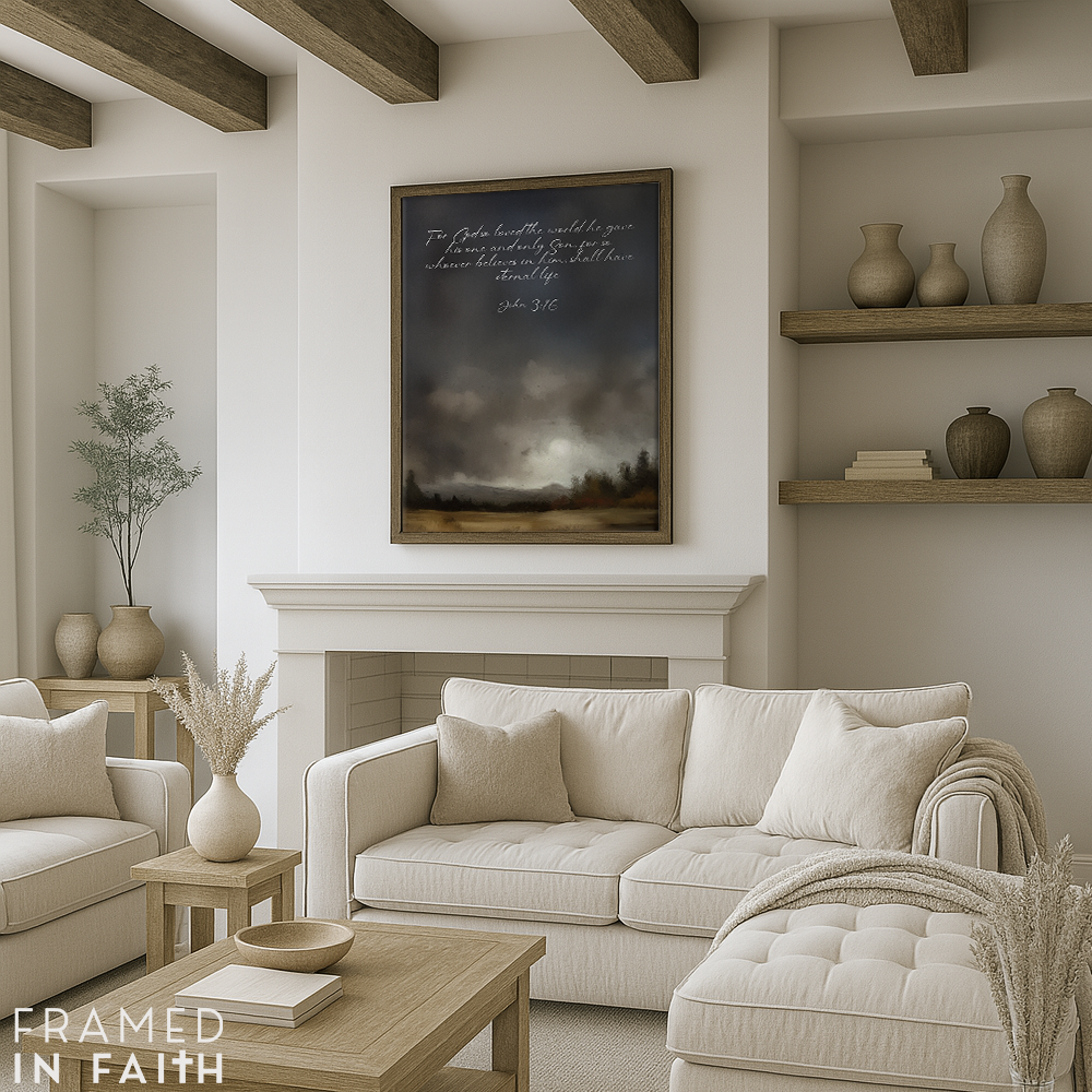 Wilderness Trail Landscape Custom Scripture Print