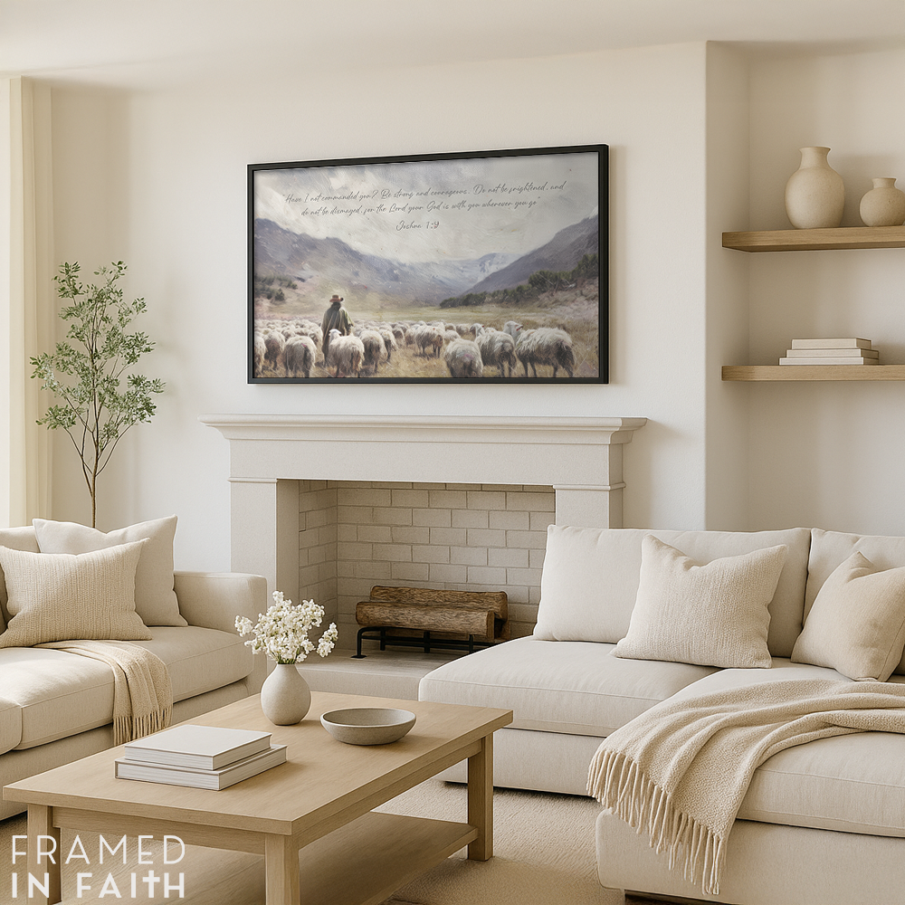 The Shepherd’s Watch Christian Landscape Wall Art