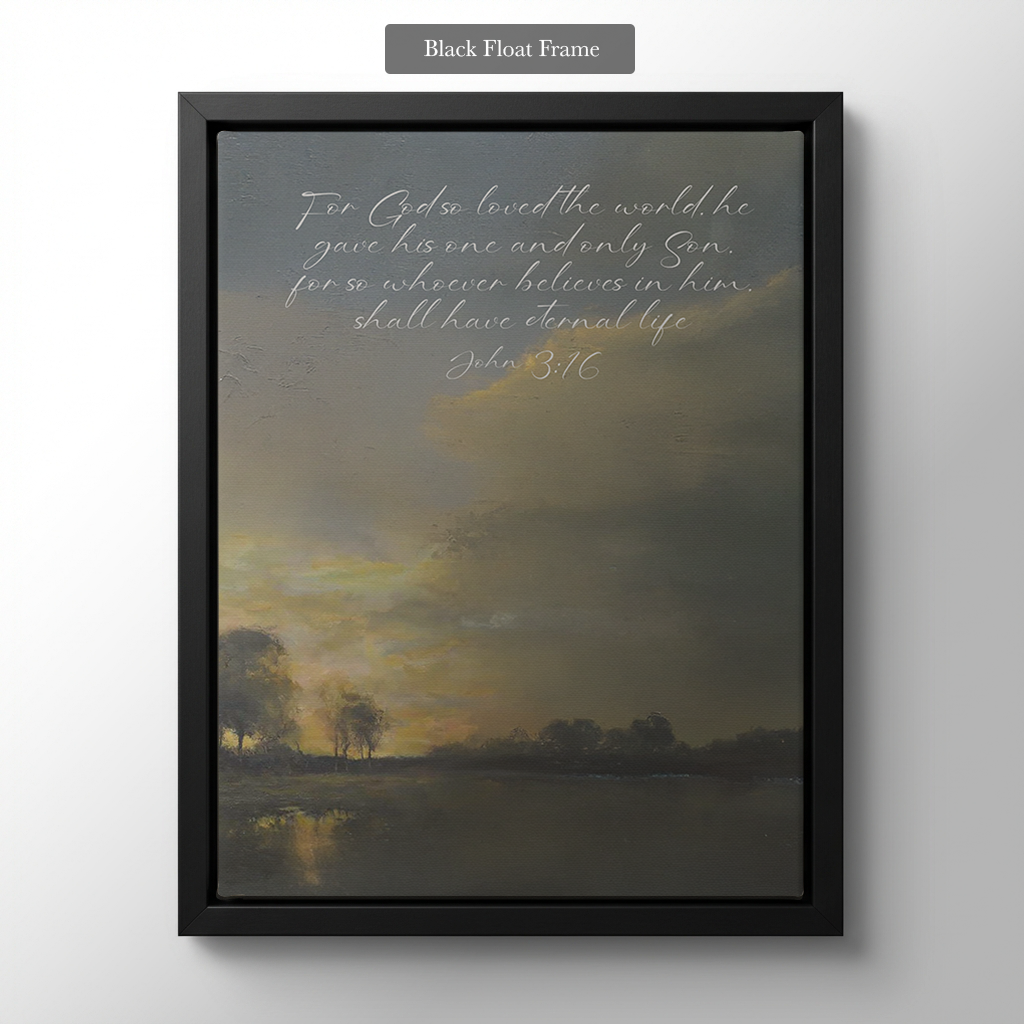 The Sunset Lake (Vertical)