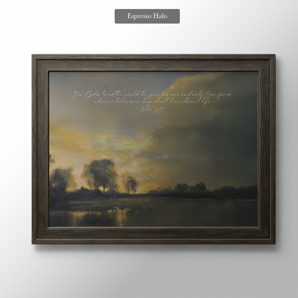 The Sunset Lake (Horizontal)