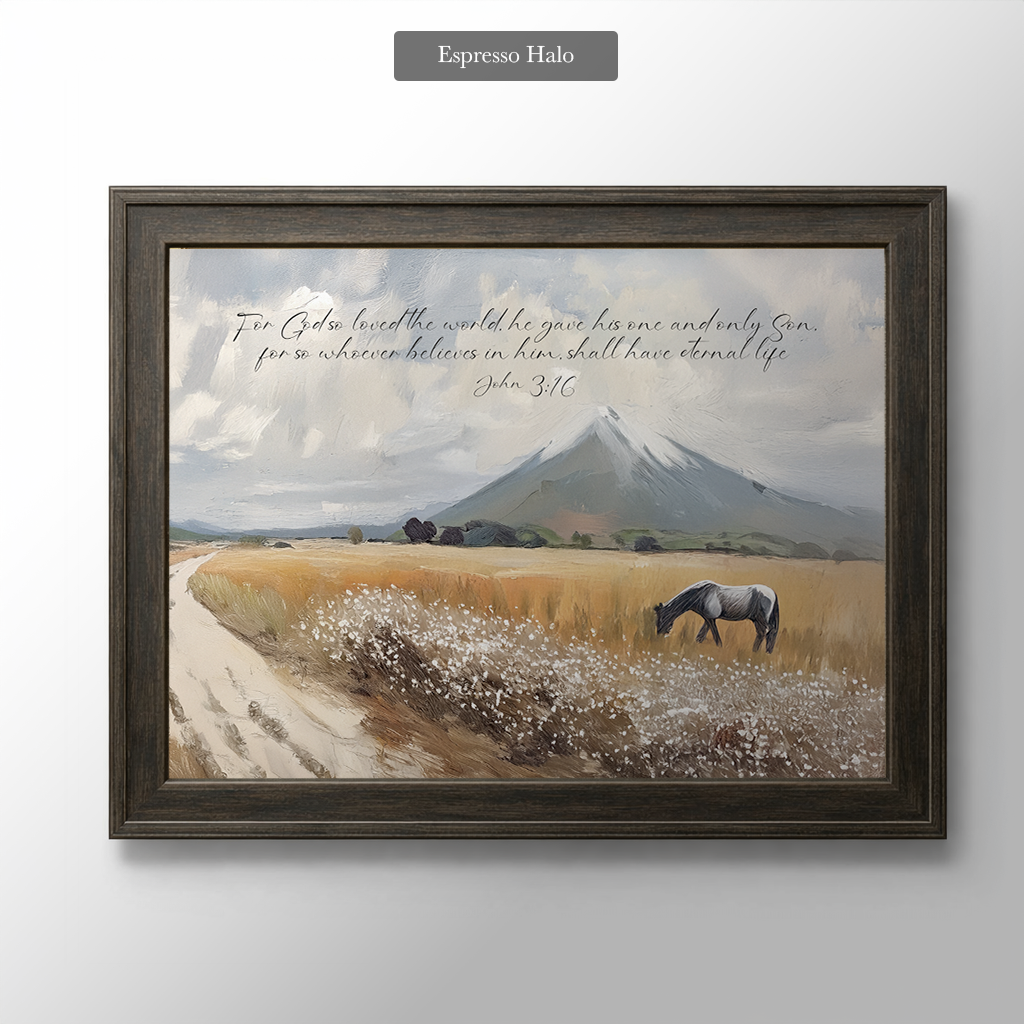 The Horse & Mountain (Horizontal)