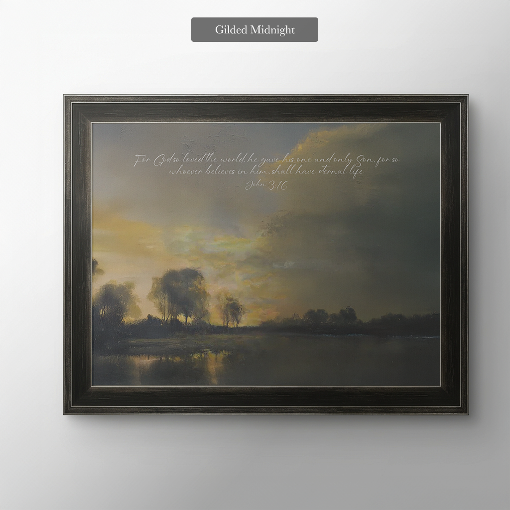 The Sunset Lake (Horizontal)