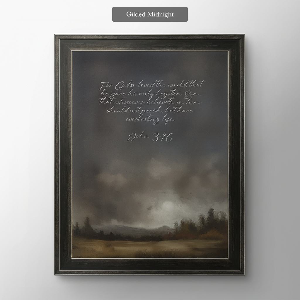 The Stormy Field (Vertical)