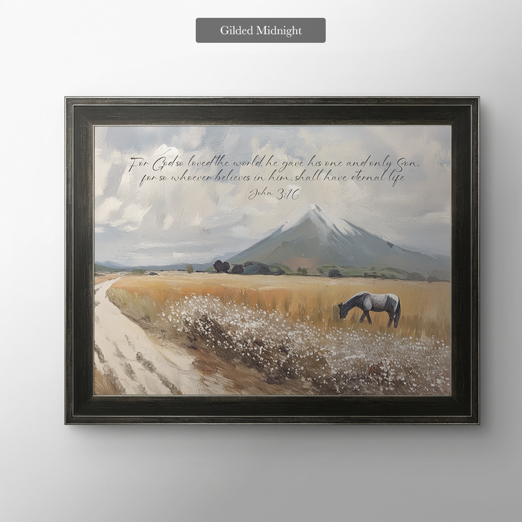 The Horse & Mountain (Horizontal)