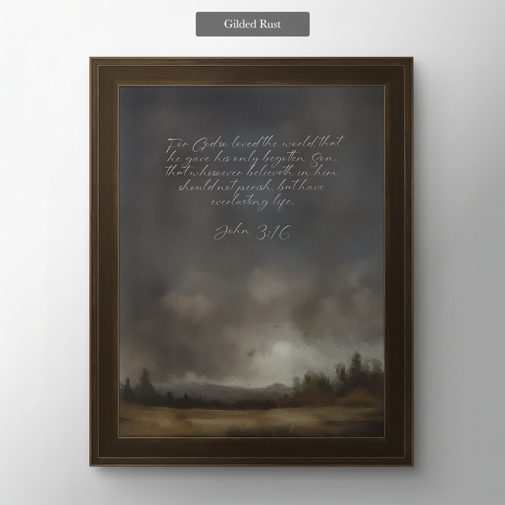 The Stormy Field (Vertical)