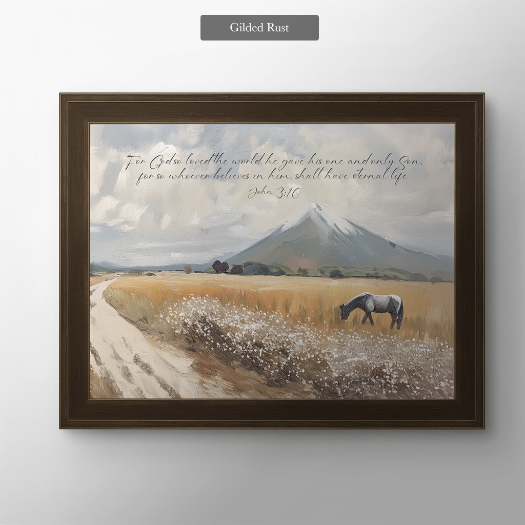 The Horse & Mountain (Horizontal)