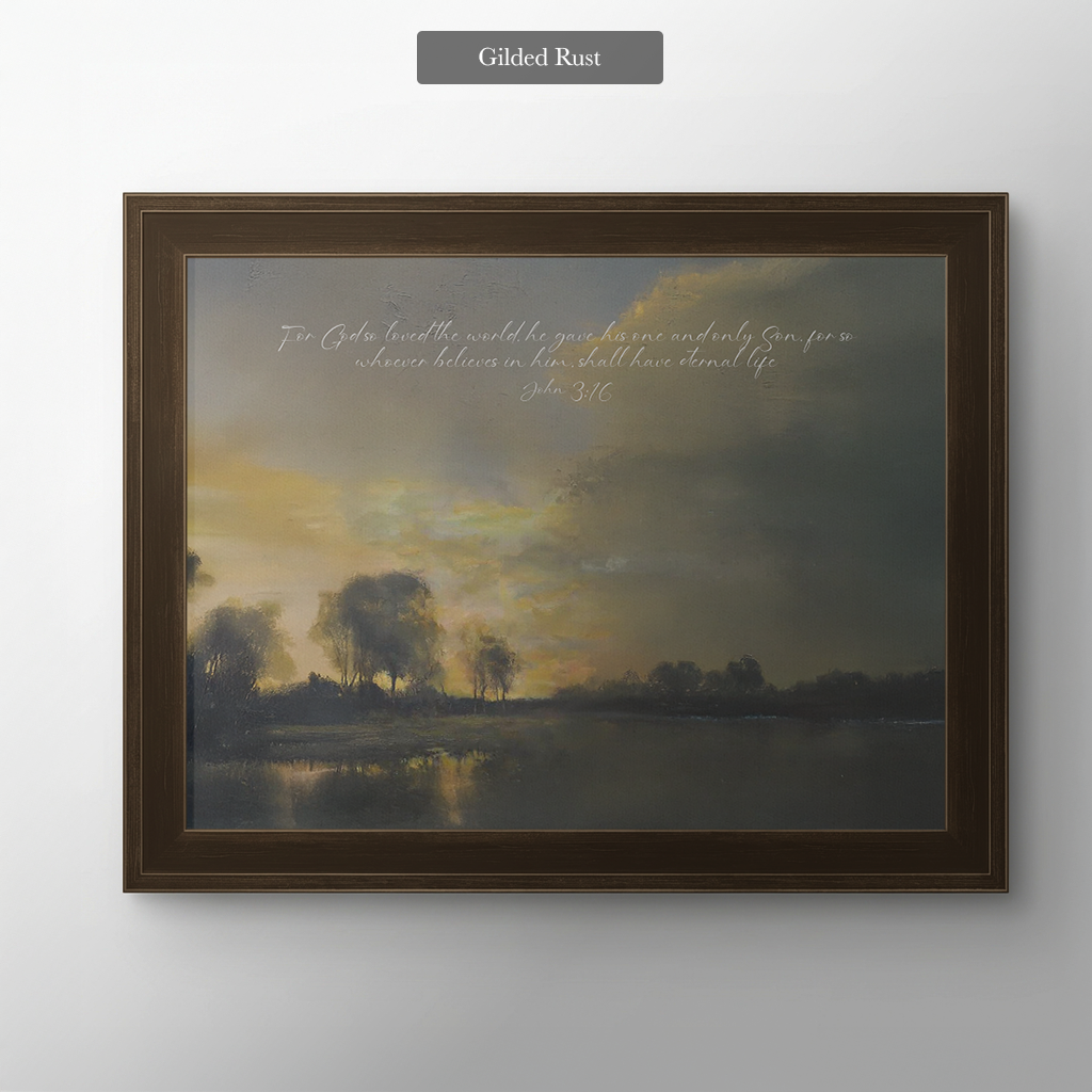 The Sunset Lake (Horizontal)