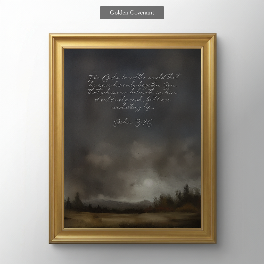 The Stormy Field (Vertical)