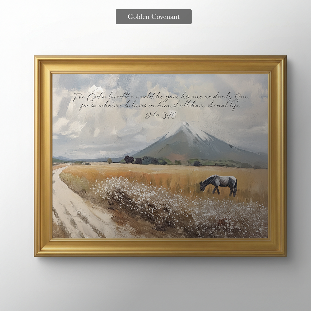 The Horse & Mountain (Horizontal)