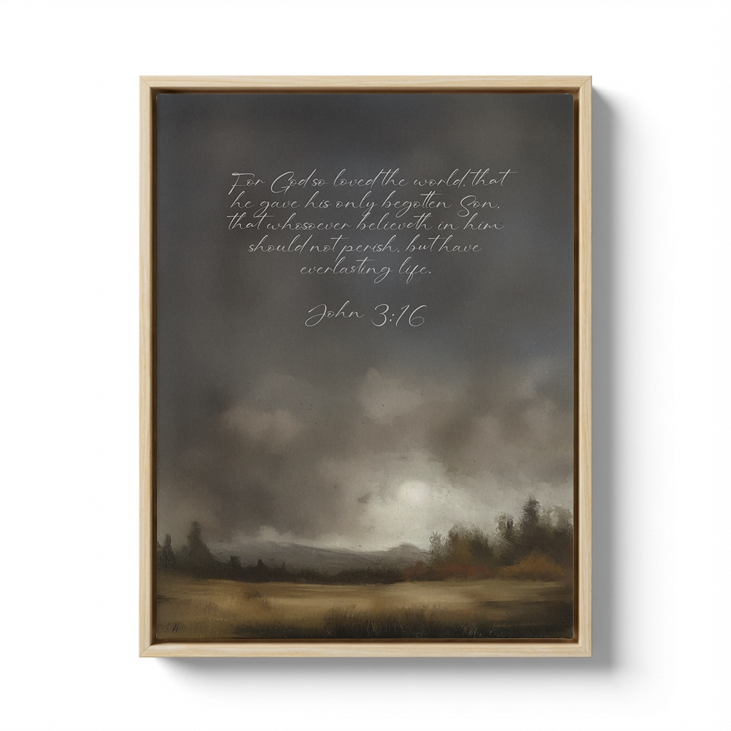 The Stormy Field (Vertical)