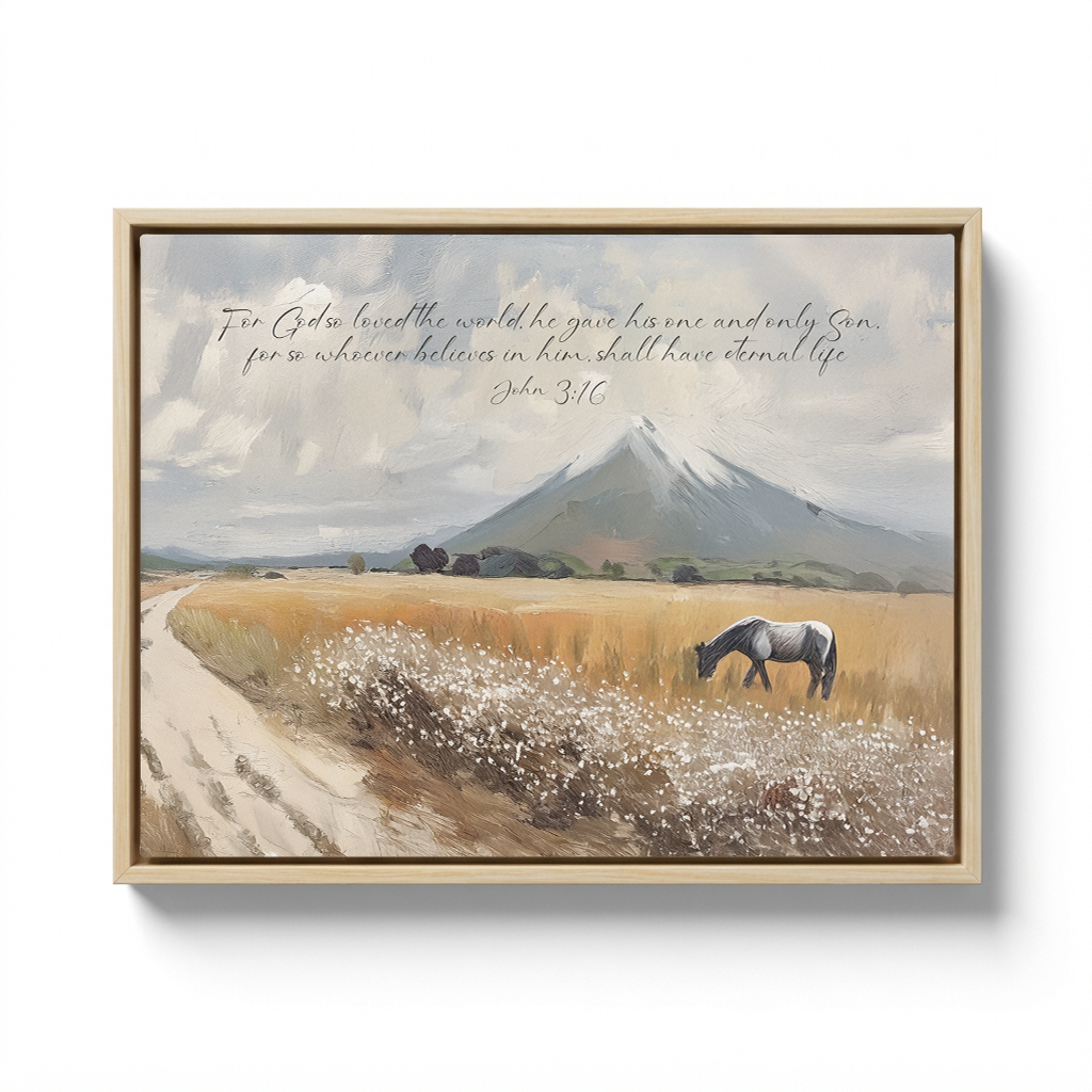 The Horse & Mountain (Horizontal)