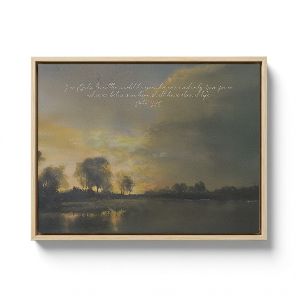 The Sunset Lake (Horizontal)