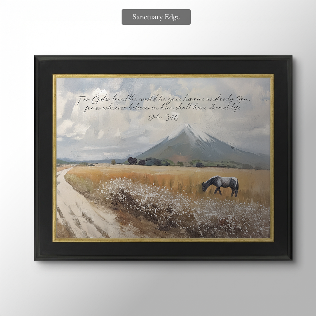 The Horse & Mountain (Horizontal)