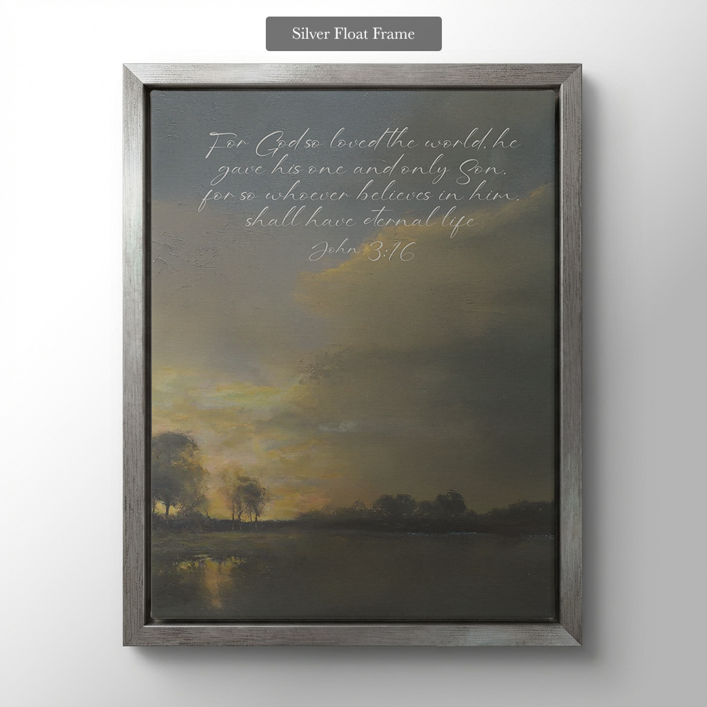 The Sunset Lake (Vertical)