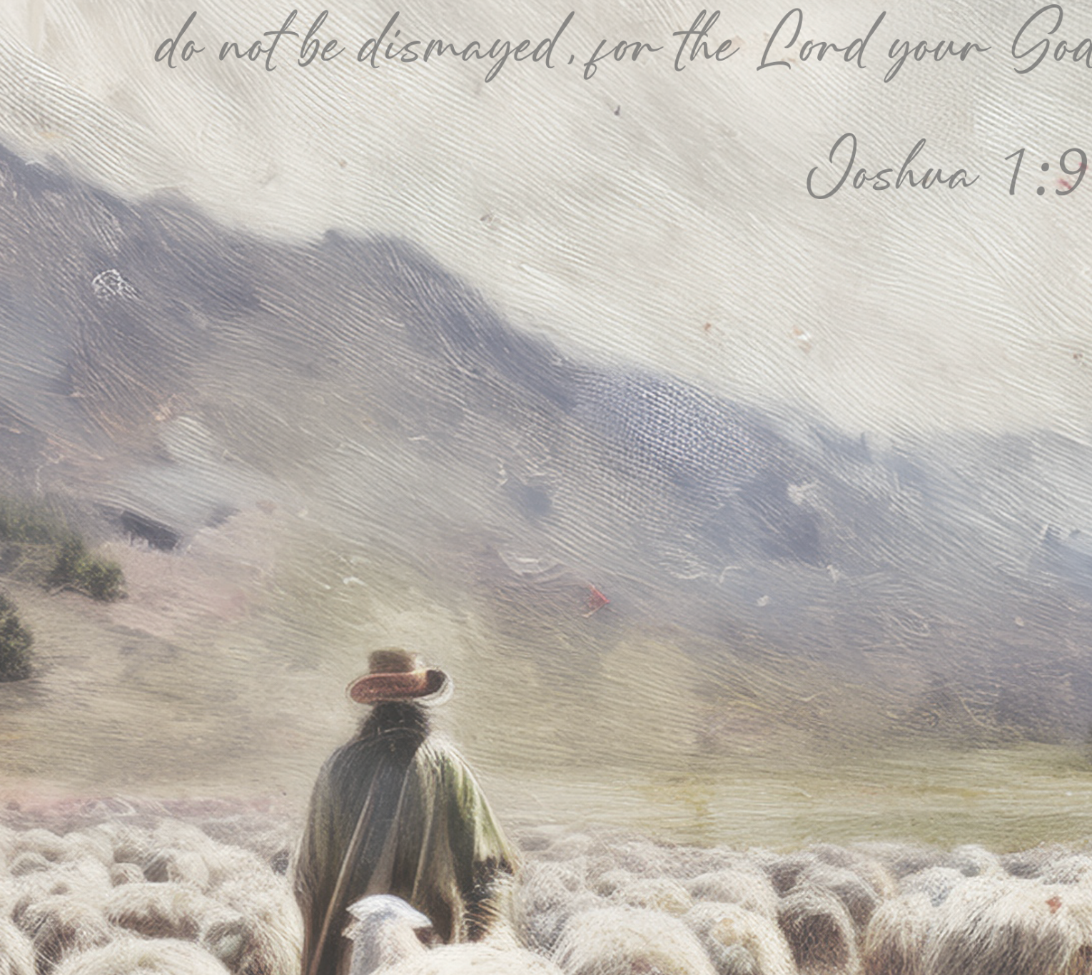 The Shepherd’s Watch Christian Landscape Wall Art
