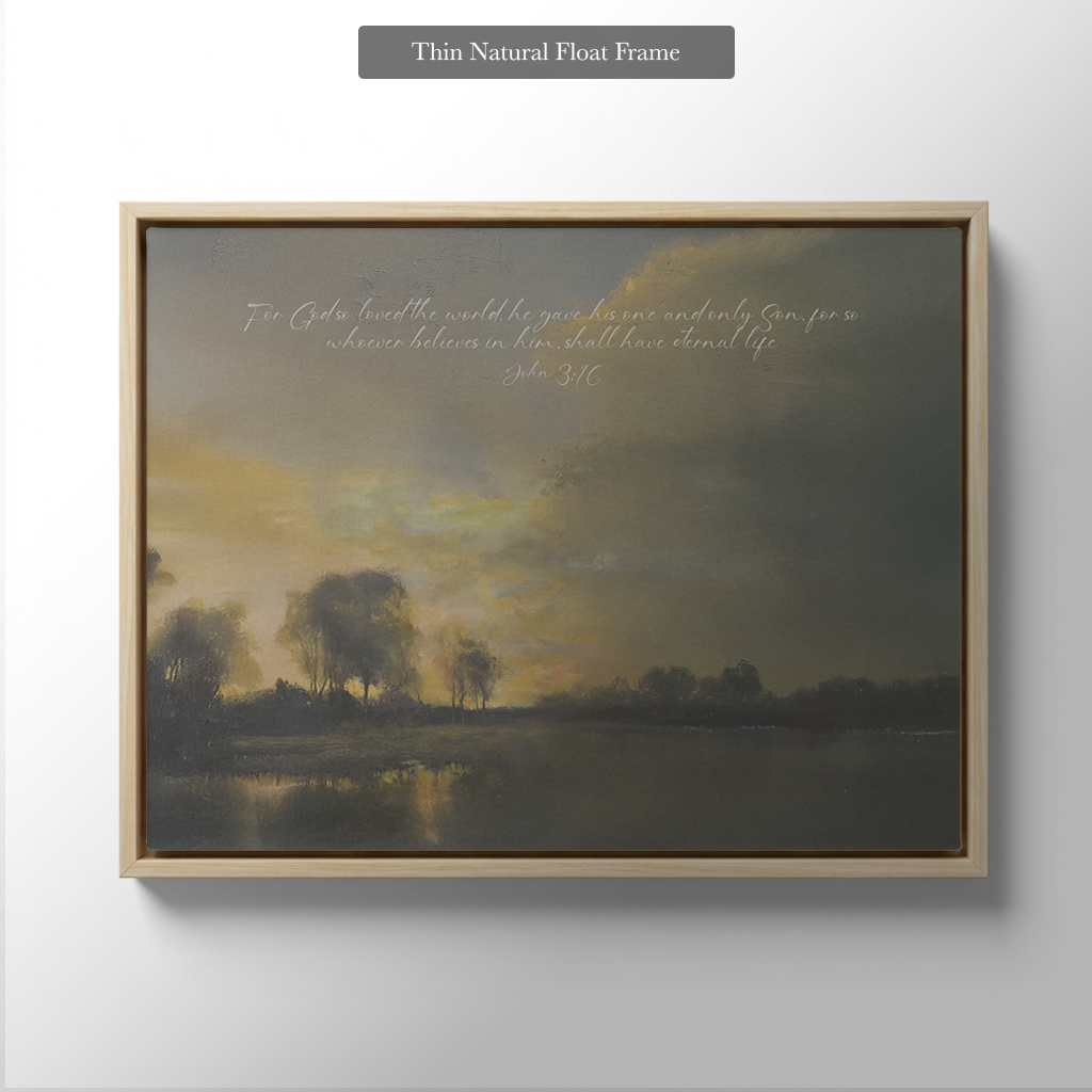 The Sunset Lake (Horizontal)