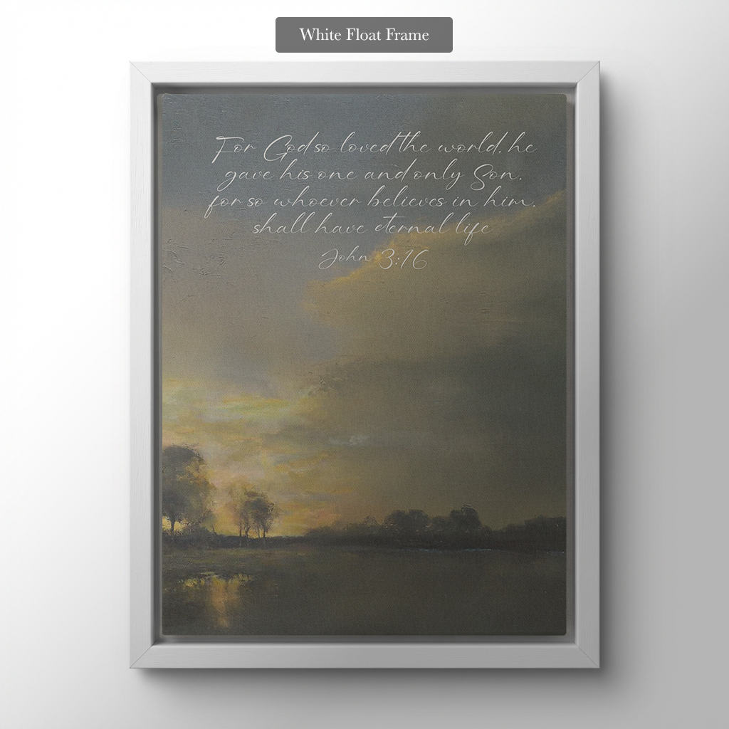 The Sunset Lake (Vertical)